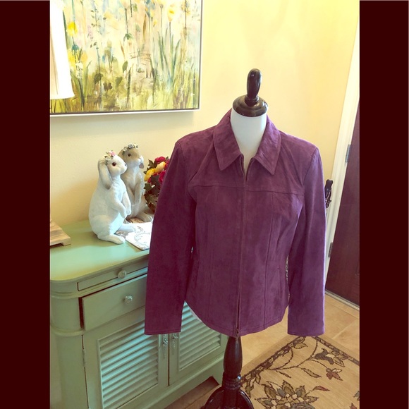 Coldwater Creek Leather Jacket - Picture 1 of 4